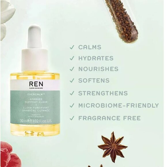 ๐ 4 for $25๐ REN EVERCALM BARRIER SUPPORT ELIXIR - Picture 2 of 9